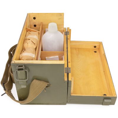 Czech Army Wooden Medical Box | Used #2 Condition [2 Box/Unit], , large