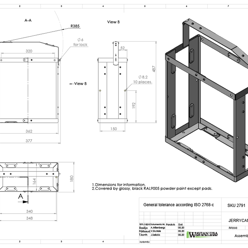 Gas Can Holder Top Loading, , large image number 20