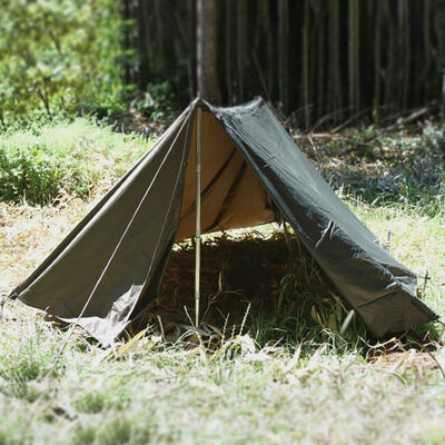 Austrian Shelter Half | Complete Set w/ Bag, 4 Poles, 4 Stakes [4/Unit]