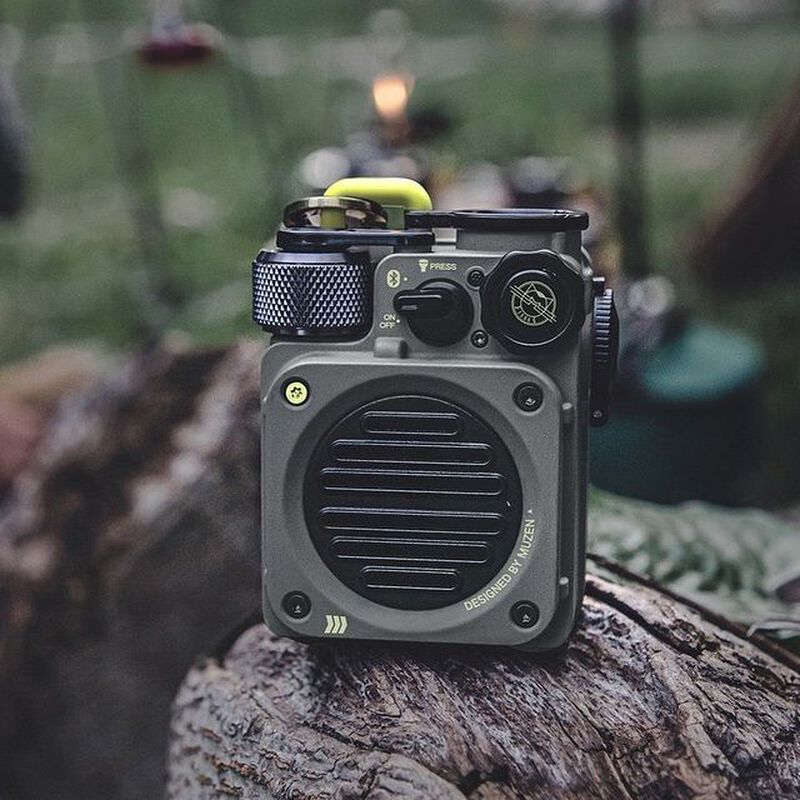 Muzen Wild Mini Rugged Outdoor Speaker | Green, , large image number 2