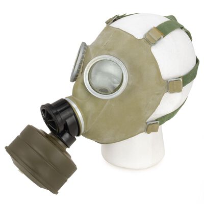 Polish MC-1 Gas Mask with Carry Bag & Filter, , large