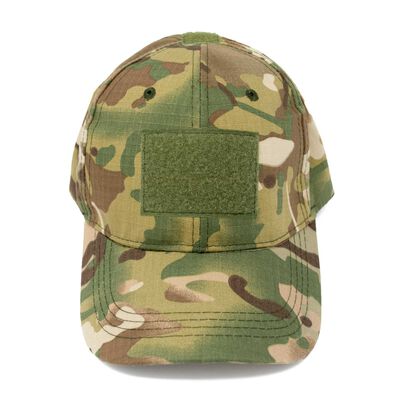 Adjustable Multi-Cam Tactical Rip-Stop Hat Front