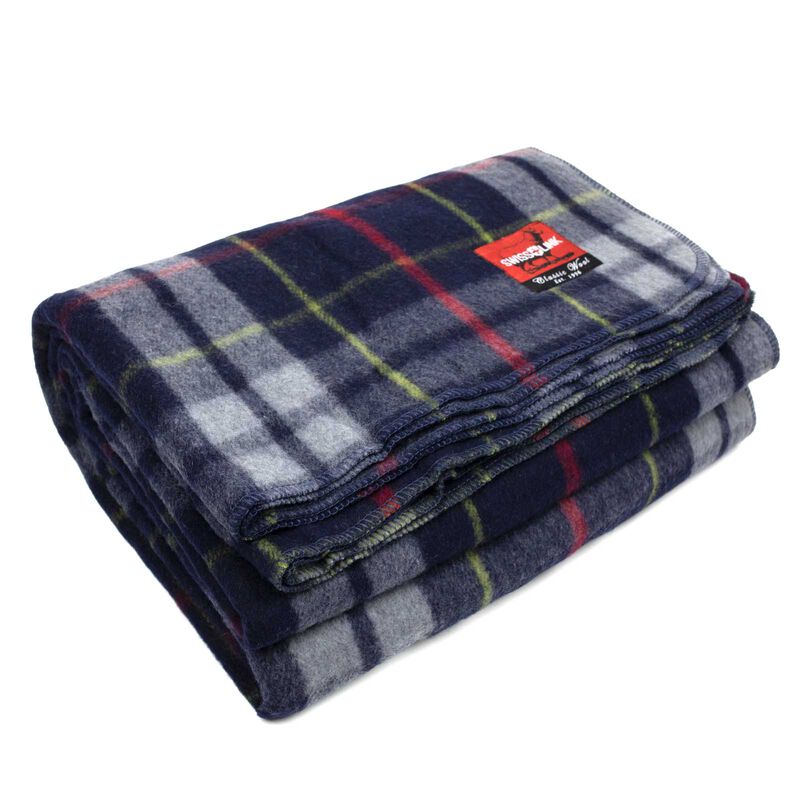 Classic Wool Plaid Blanket, , large image number 7