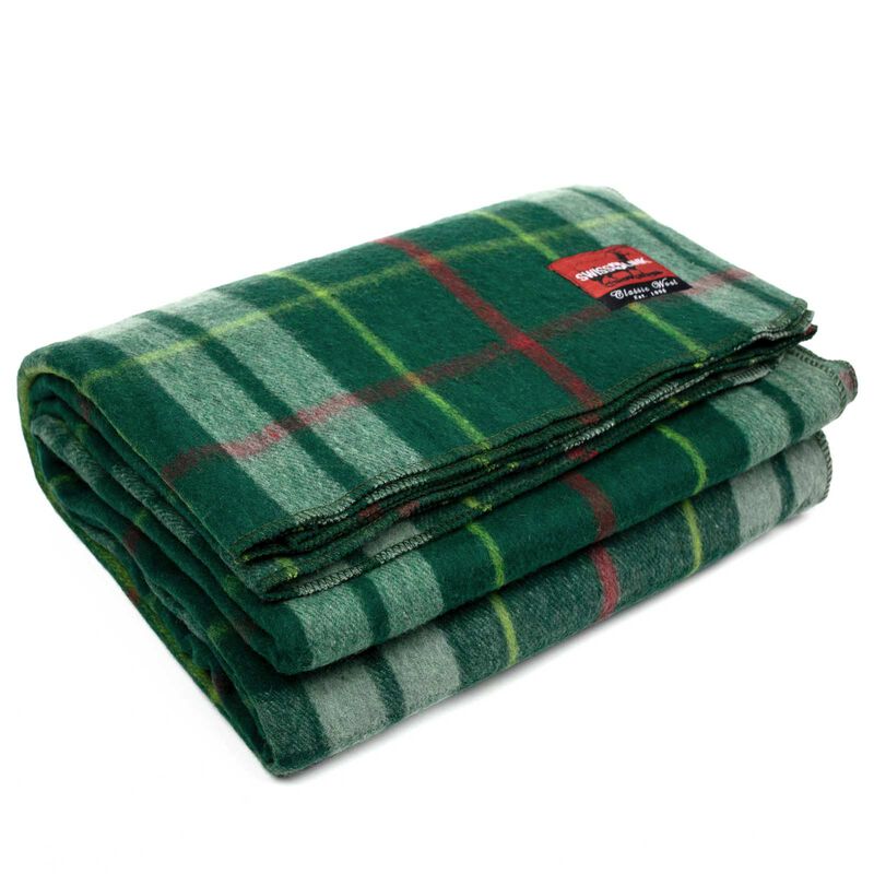 Classic Wool Plaid Blanket, , large image number 4